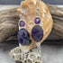 Amethyst Oval Drop Earrings Earrings