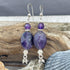 Amethyst Oval Drop Earrings Earrings
