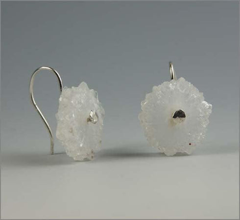 Anandalite (Rainbow Quartz) Stalactite Earrings Earrings