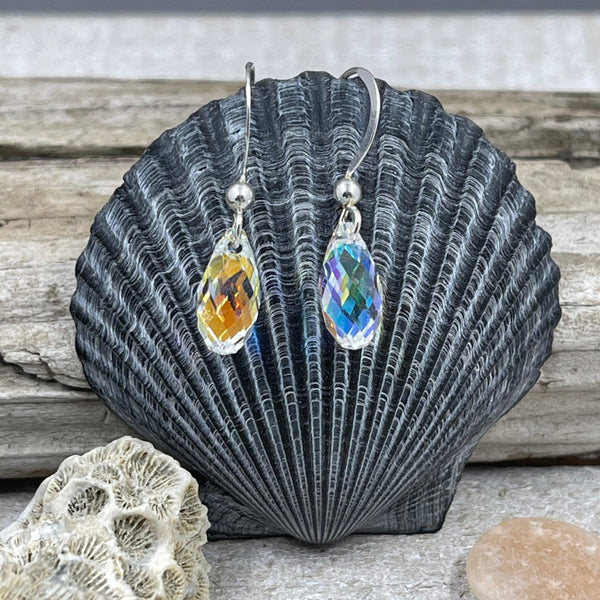 Aurora Borealis Briolette Earrings Earrings