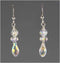 Aurora Borealis Crystal Briolette Earrings Earrings