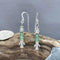 Aventurine and Crystal Earrings Earrings