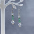 Aventurine and Crystal Earrings Earrings