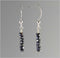 Black Spinel Sterling Silver Earrings Earrings