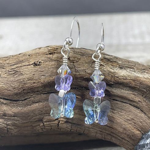 Butterfly Crystal Earrings Earrings