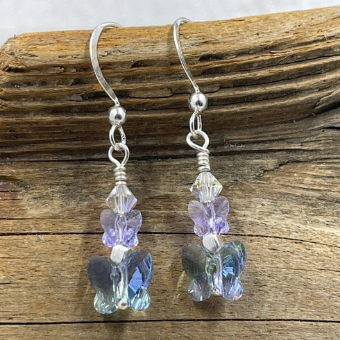 Butterfly Crystal Earrings Earrings