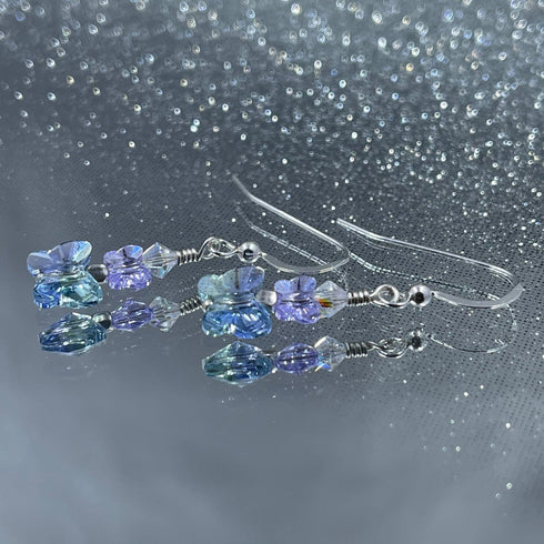 Butterfly Crystal Earrings Earrings