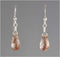 Copper Rutile Quartz Drop Earrings Earrings