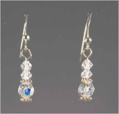 Crystal Aurora Borealis Earrings Earrings