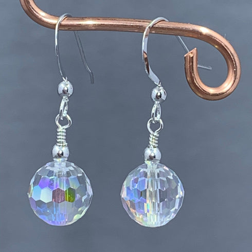 Crystal Disco Ball Sparkle Earrings Earrings