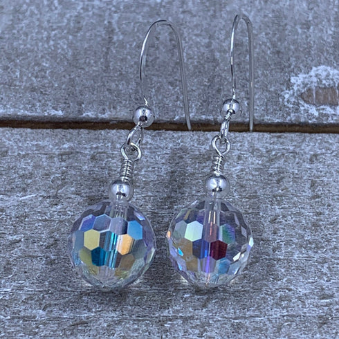 Crystal Disco Ball Sparkle Earrings Earrings
