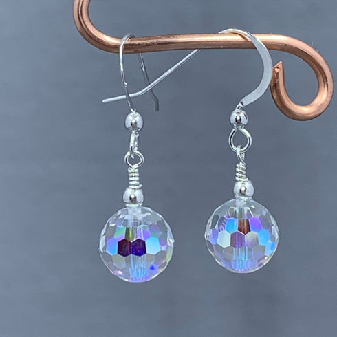 Crystal Disco Ball Sparkle Earrings Earrings