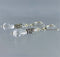 Crystal Sterling Silver Drop Earrings Earrings