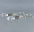 Crystal Sterling Silver Drop Earrings Earrings