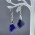 Deep Purple Crystal Earrings Earrings