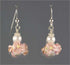 Enchanted Garden Flower Lampwork Glass Earrings Earrings