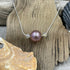 Floating Edison Pearl and Crystal Necklace Earrings