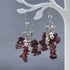 Garnet Chip Drop Earrings Earrings