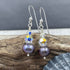 Jr. Crystal and Peacock Pearl Earrings Earrings