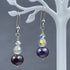 Jr. Crystal and Peacock Pearl Earrings Earrings