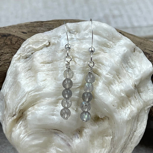 Labradorite Petite Bead Earrings Earrings