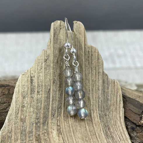 Labradorite Petite Bead Earrings Earrings