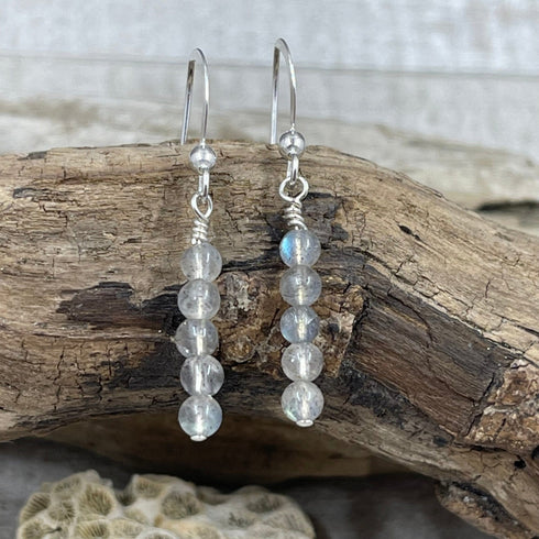 Labradorite Petite Bead Earrings Earrings