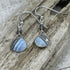 Owyhee Opal with Smokey Quartz and Iolite Earrings Earrings