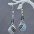 Owyhee Opal with Smokey Quartz and Iolite Earrings Earrings