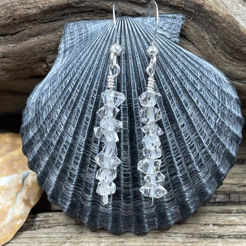 Petite Herkimer Diamond Earrings Earrings