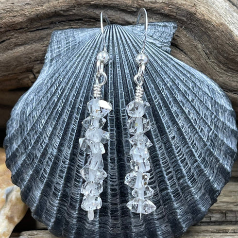 Petite Herkimer Diamond Earrings Earrings