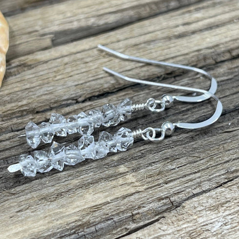 Petite Herkimer Diamond Earrings Earrings