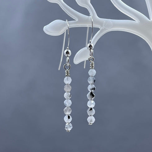 Petite Moonstone Earrings Earrings