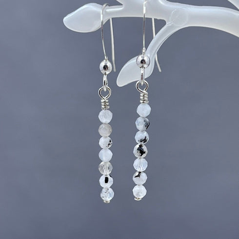 Petite Moonstone Earrings Earrings