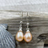 Pink Freshwater Pearl Drop Earrings - AAA Quality Earrings