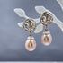 Pink Water Drop Freshwater Cultured Pearl Earrings Earrings