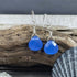 Royal Blue Jade Briolette Earrings Earrings