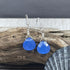 Royal Blue Jade Briolette Earrings Earrings