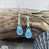Sea Green/Blue Jade Briolette Earrings Earrings
