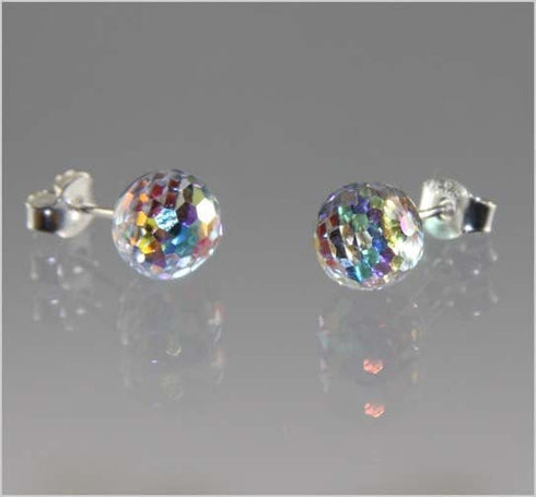 Small Crystal Disco Ball Earrings Earrings