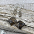 Smokey Quartz Square Briolette Earrings Earrings