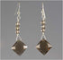Smokey Quartz Square Briolette Earrings Earrings