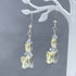Yellow Crystal Butterfly Earrings Earrings