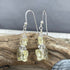 Yellow Crystal Butterfly Earrings Earrings
