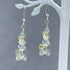 Yellow Crystal Butterfly Earrings Earrings