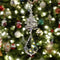 Crystal Fancy Drop Ornament Holiday Jewelry