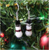 Crystal Snowman Earrings Holiday Jewelry