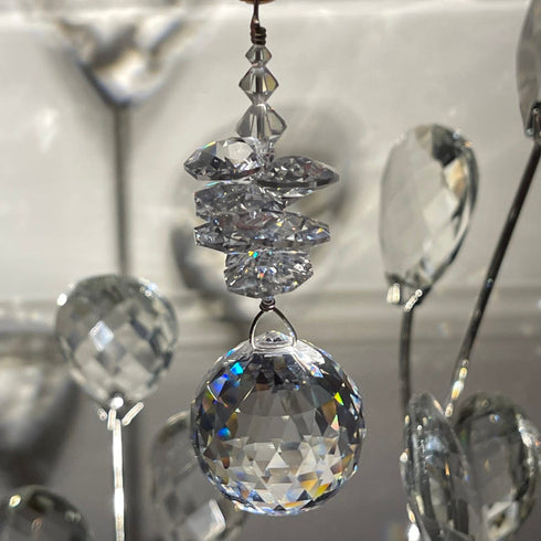 Crystals Prism Ornament Holiday Jewelry