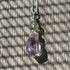 Amethyst Scepter and Prehnite Necklace Jewelry