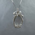 Cape May Diamond Sterling Silver Wire Wrapped Pendant Jewelry
